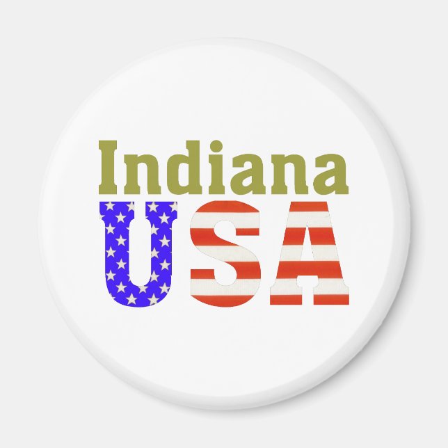 Imán ¡Indiana USA! (Frente)