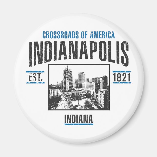 Imán Indianápolis (Frente)