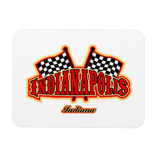 Imán Indianapolis Flagged