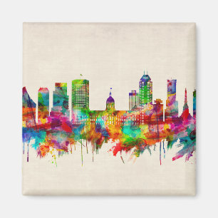 Imán Indianapolis Indiana Skyline