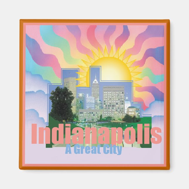 Imán INDIANAPOLIS Magnet (Frente)