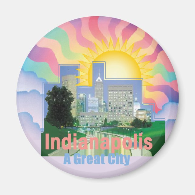 Imán INDIANAPOLIS Magnet (Frente)