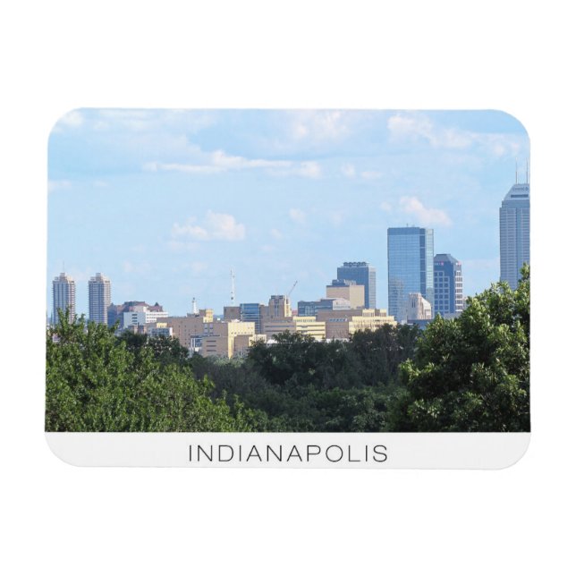 Imán Indianapolis Skyline (Horizontal)