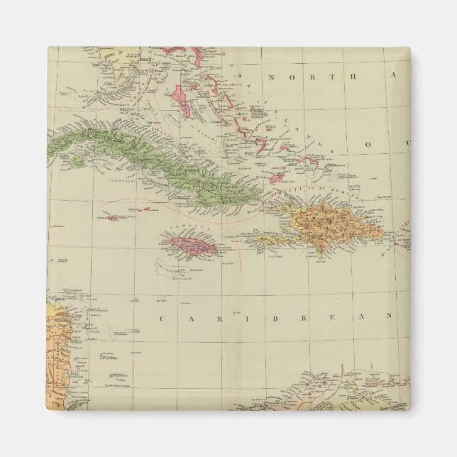 Imán Indias Occidentales 10 (Frente)