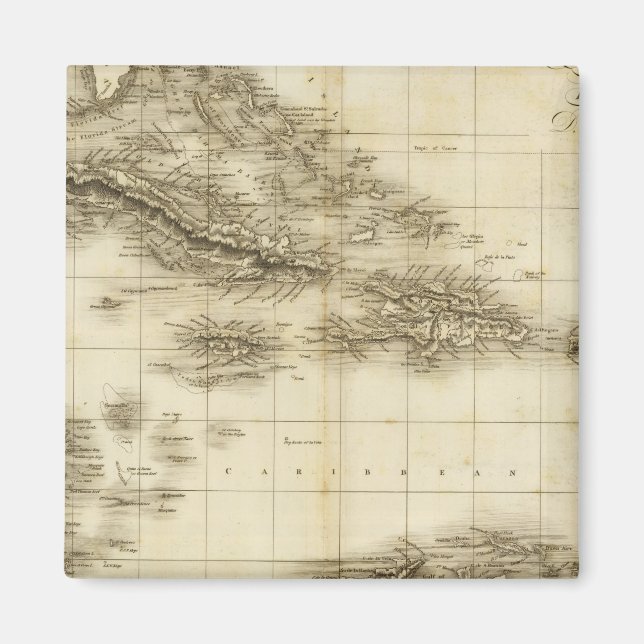 Imán Indias Occidentales 13 (Frente)