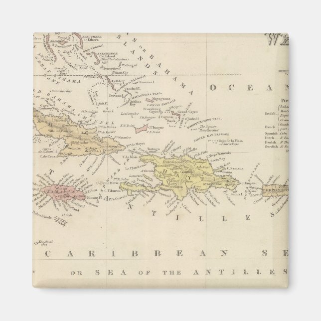 Imán Indias Occidentales 4 (Frente)