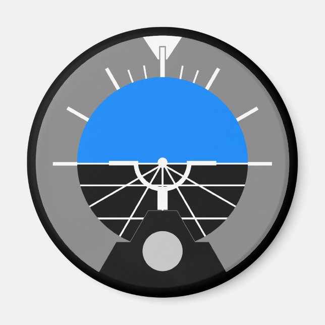 Imán Indicador de actitud (Frente)