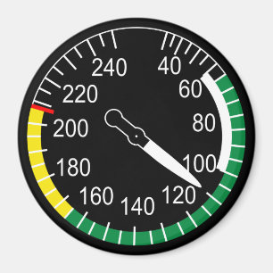 Imán Indicador de velocidad aérea de los aviones