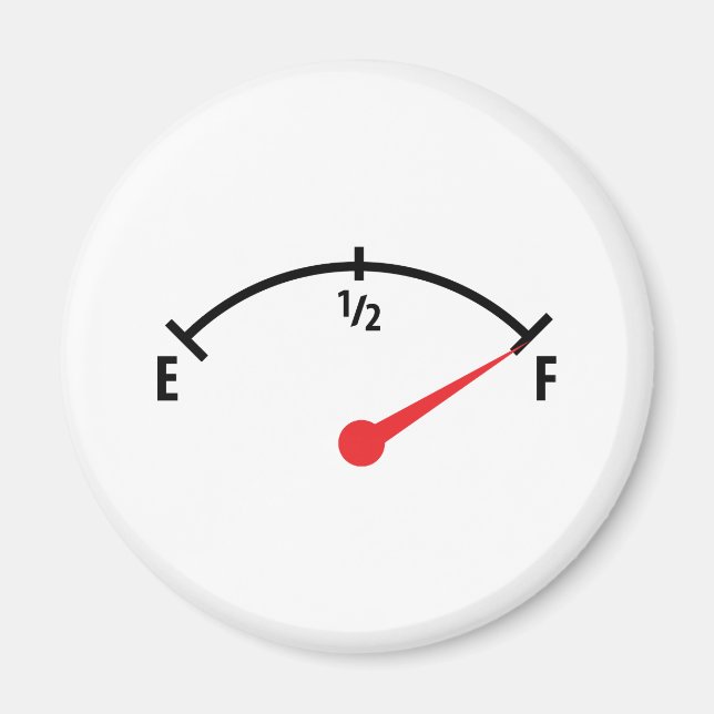 Imán indicador del depósito de combustible completo (Frente)
