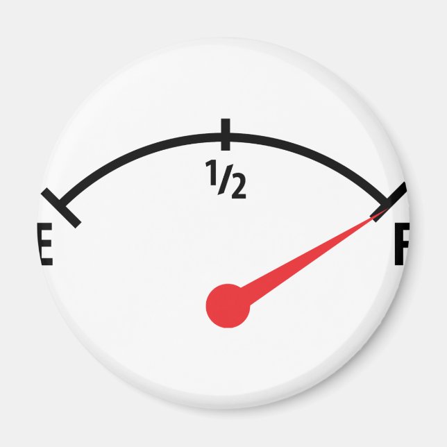 Imán indicador del depósito de combustible completo (Frente)