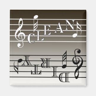 Imán Indicador del lavavajillas de música