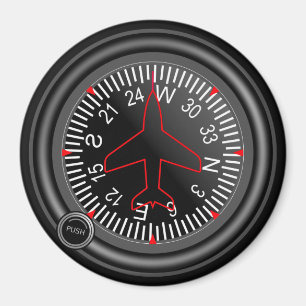 Imán Indicador del título de los aviones