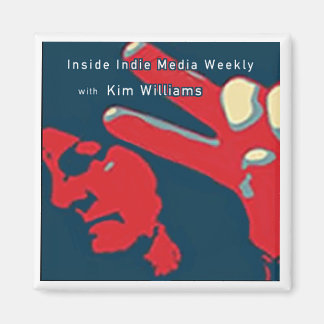 Imán Indie Media Weekly Square Magnet