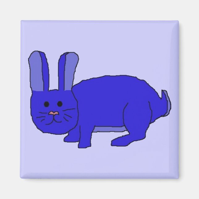 Imán Indigo Bunny Magnet (Frente)