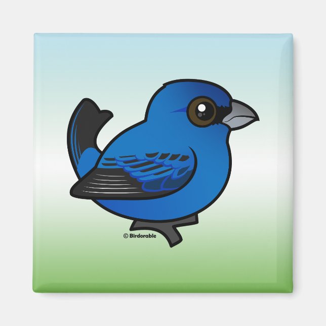 Imán Indigo Bunting (Frente)