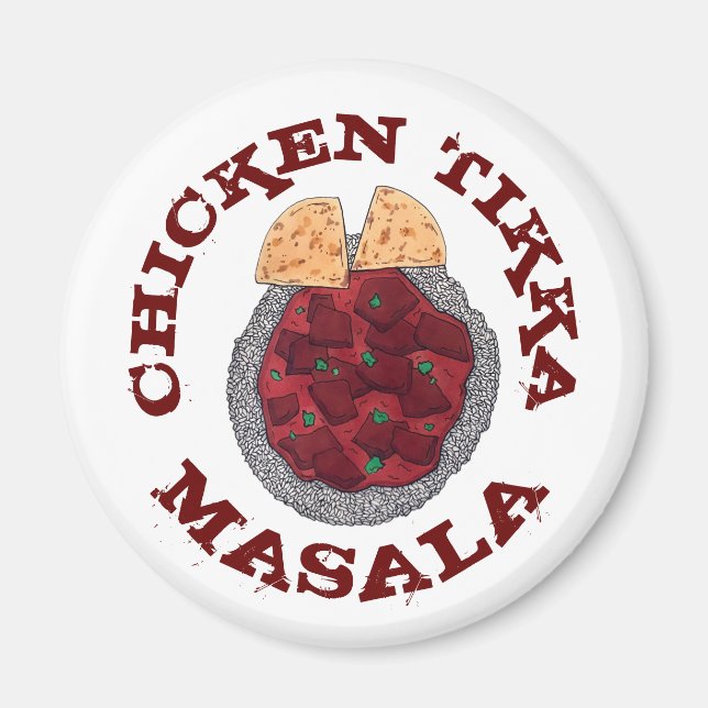 Imán Indio alimentario británico se lleva pollo Tikka M (Frente)