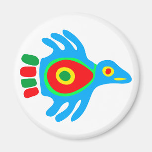 Imán Indio pájaro native american bird