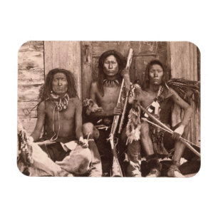 Imán Indios de Spokane, 1861 (foto de b/w)