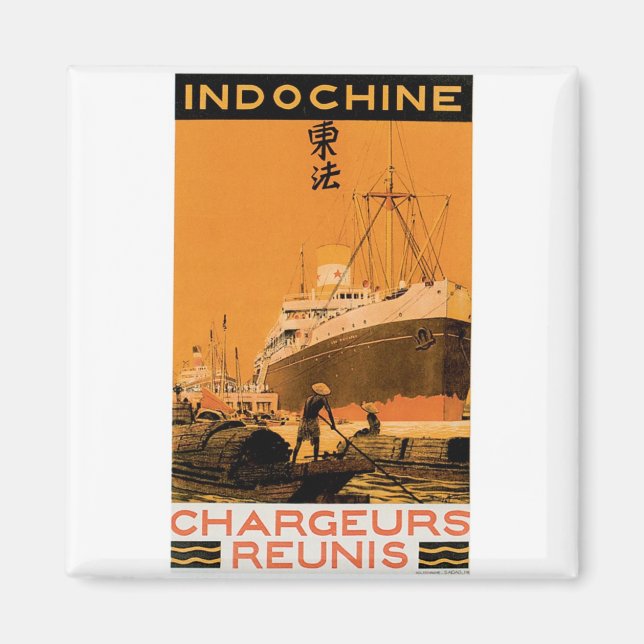 Imán Indochine Chargeurs Reunis (Frente)