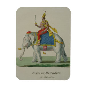 Imán INDRA, grabado por Marlet y Cie (litho del color)