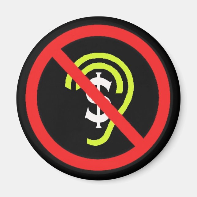 Imán Industria De Implantes Cocleares Con Motivo De Luc (Frente)