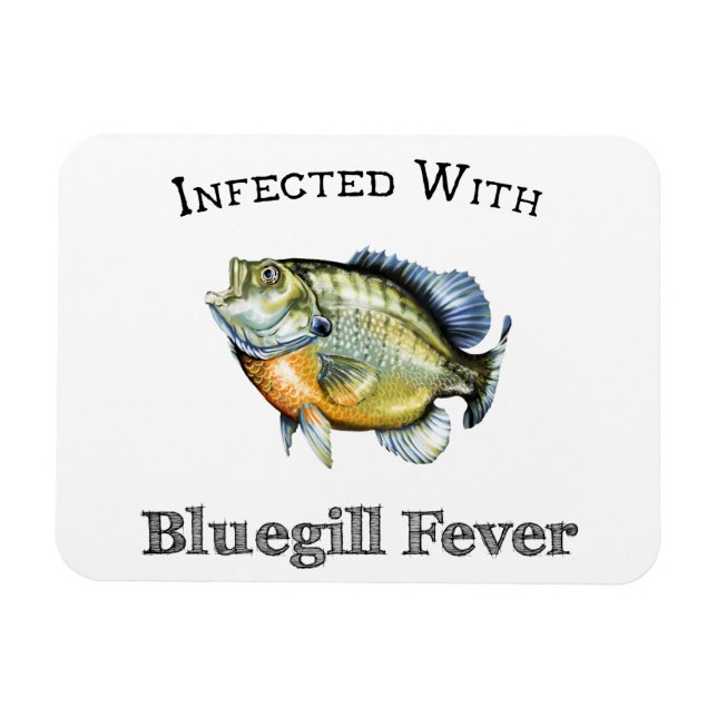 Imán Infectada con fiebre del Bluegill (Horizontal)
