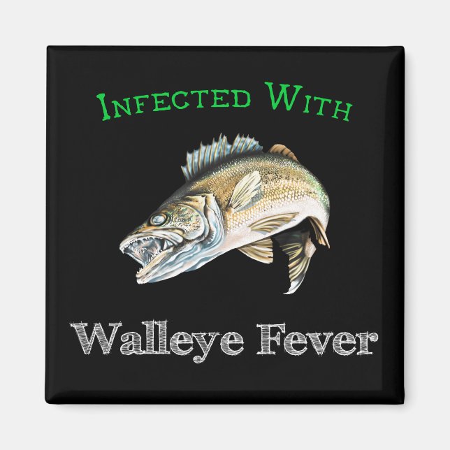 Imán Infectada con fiebre Walleye (Frente)