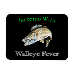 Imán Infectada con fiebre Walleye