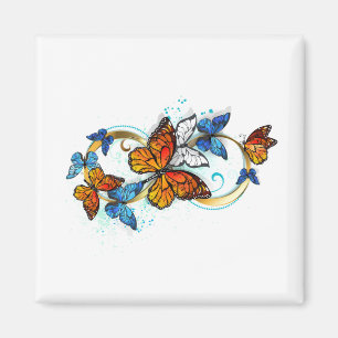 Imán Infinidad de Mariposas Monarca