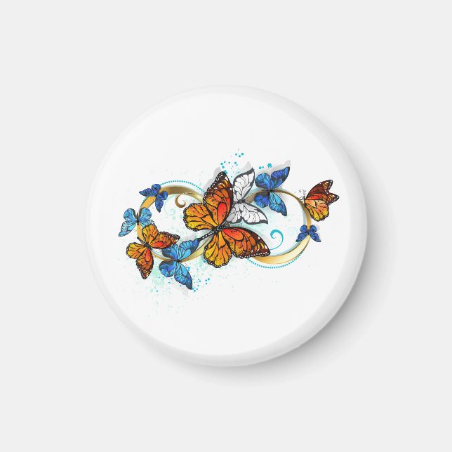 Imán Infinidad de Mariposas Monarca (Frente)