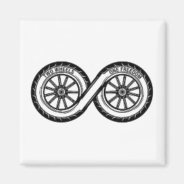 Imán Infinity Dos Ruedas Libertad