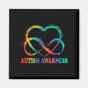 Imán Infinity Heart Love Autism Awareness No necesita p