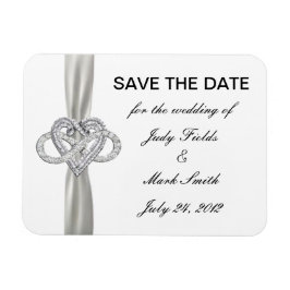 Imán Infinity Heart Save The Date Magnet