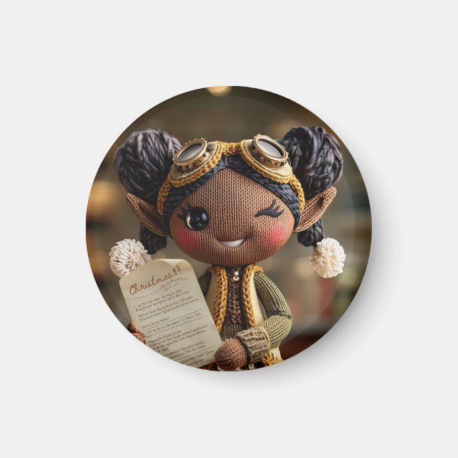 Imán Informe Oficial de Duende (Frente)