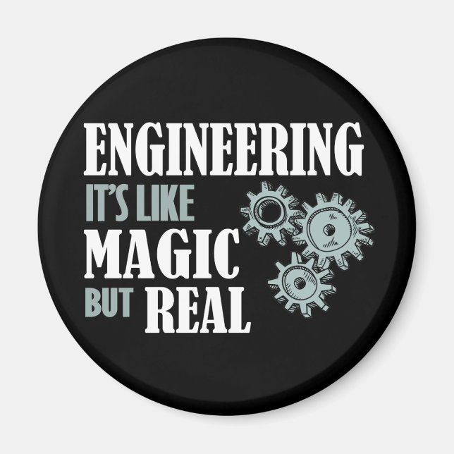 Imán Ingeniería - Es como la magia pero real (Frente)