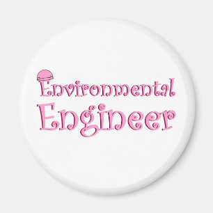 Imán Ingeniero ambiental rosa