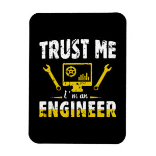 Imán Ingeniero Confía En Mí Soy Ingeniero