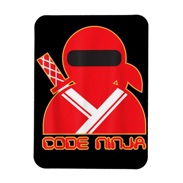 Imán Ingeniero de Codificación Informática de Code Ninj (Vertical)