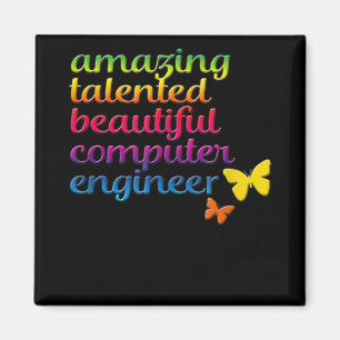Imán Ingeniero de computadoras divertido   Ingeniería C