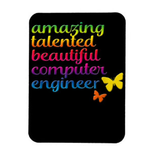 Imán Ingeniero de computadoras divertido   Ingeniería C