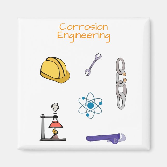 Imán Ingeniero de corrosión Ingeniería química (Frente)