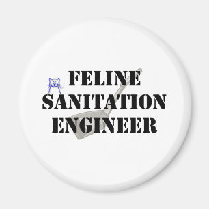 Imán Ingeniero de saneamiento felino