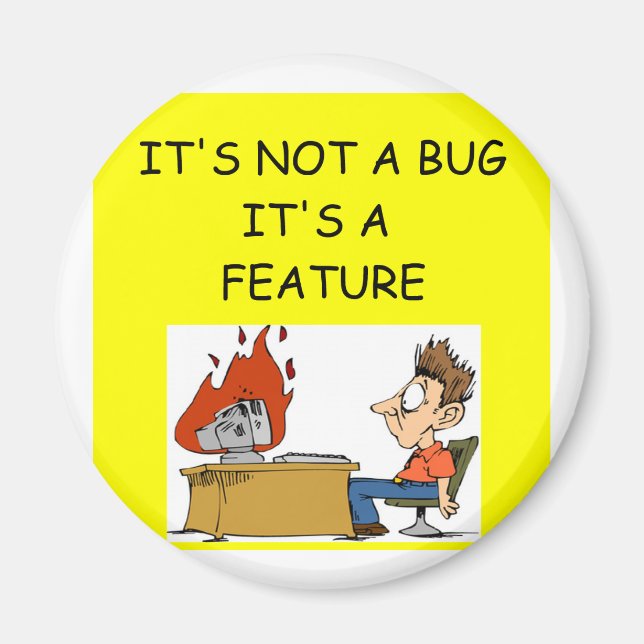 Imán ingeniero de software (Frente)