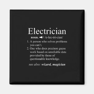 Imán Ingeniero Eléctrico De Definición Divertida