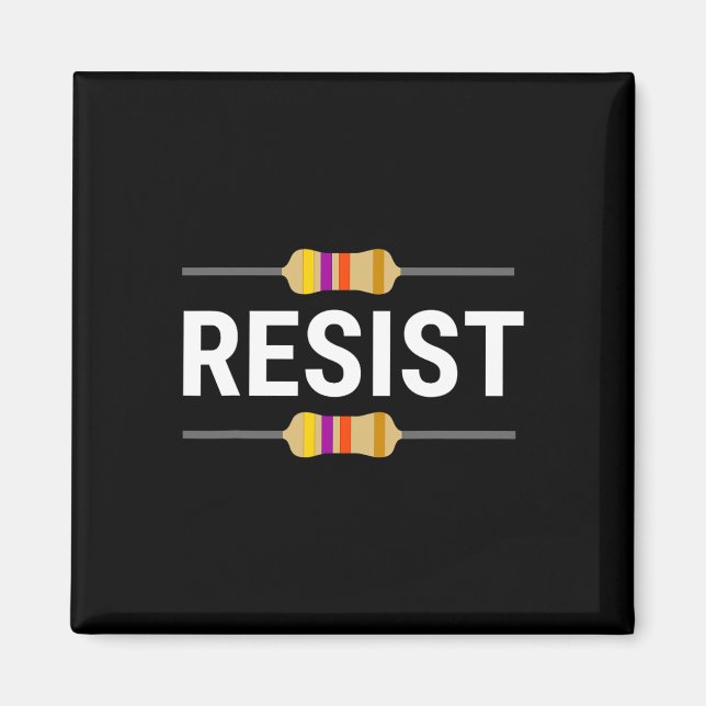Imán Ingeniero eléctrico divertido de resistencias (Frente)