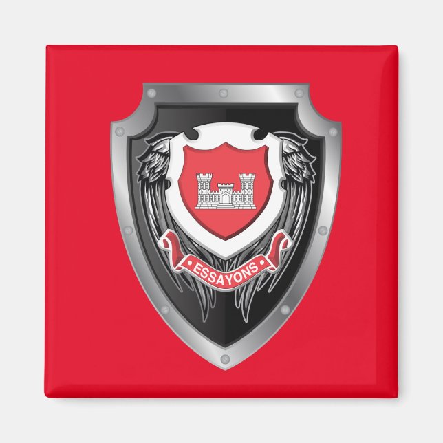 Imán Ingeniero Essayons (Frente)