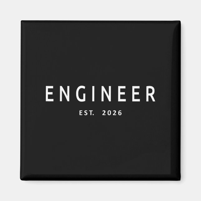 Imán Ingeniero Est. Graduación en Ingeniería en 2026 (Frente)