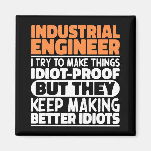 Imán Ingeniero Industrial Intento Hacer Las Cosas Diver