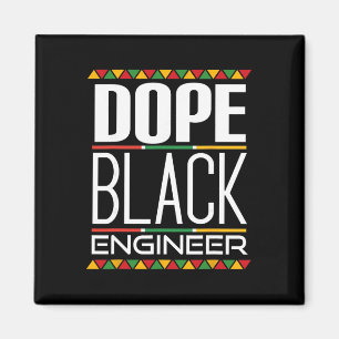 Imán Ingeniero Negro de Droga Mes de la Historia Negra