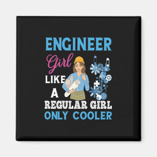 Imán Ingeniero Orgulloso Chica